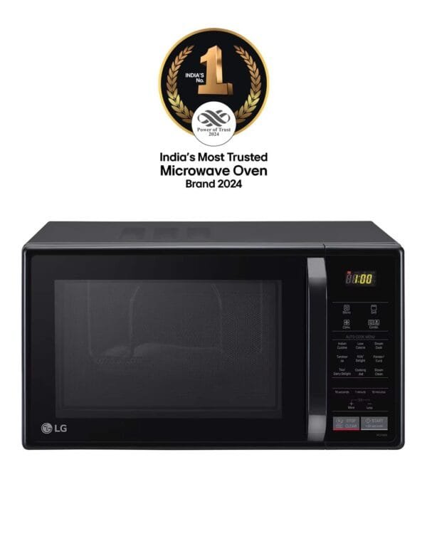 LG 21 L Convection Microwave Ovens with Stainless Steel Cavity, Health Plus Menu, Quartz Heater, Auto Cook Menu, Black - Image 6