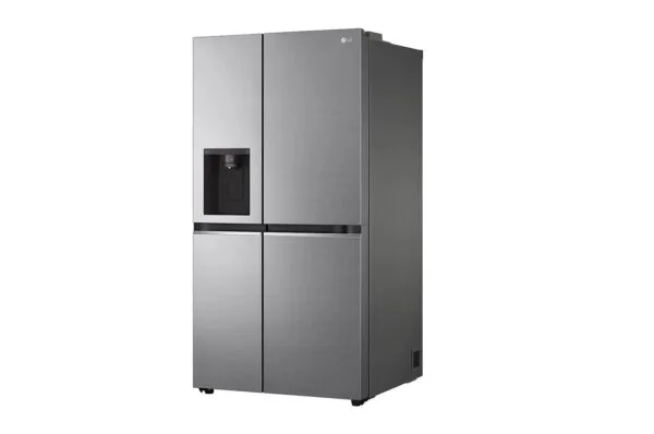 LG 635L, Side by Side Refrigerator with Smart Inverter Compressor, Water and Ice Dispenser with UV Nano, Hygiene Fresh+™, DoorCooling+™, Smart Diagnosis™, Shiny Steel Finish - Image 4